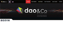Tablet Screenshot of dao-co.com